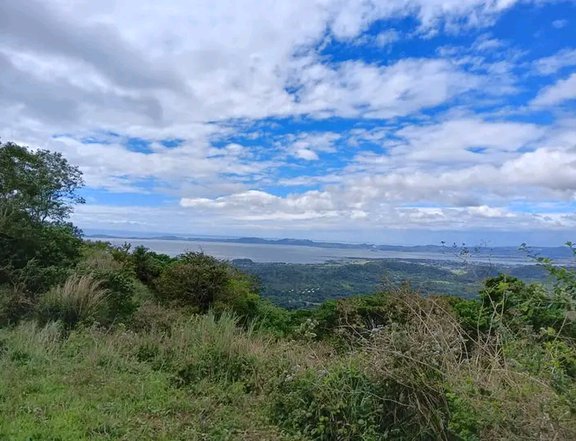 Overlooking Laguna lake at windmill Farm in Pililla Rizal