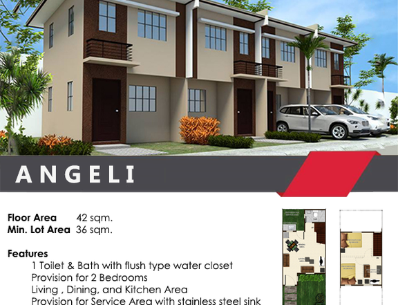 Affordable Angeli Townhouse in Bria Homes