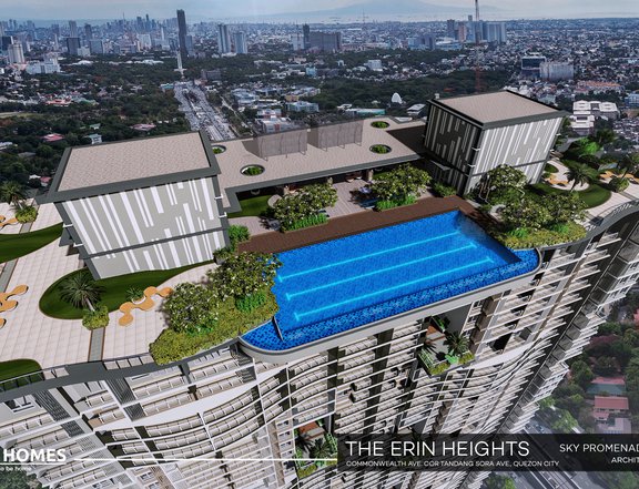 30 sqm Studio Condo For Sale in Quezon City Metro Manila- ERIN HEIGHTS