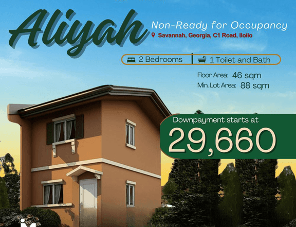 PRESELLING 2BR ALIYAH HOUSE AND LOT FOR SALE IN ILOILO