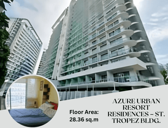 28.36 sqm 1-bedroom Condo For Sale in Paranaque Metro Manila