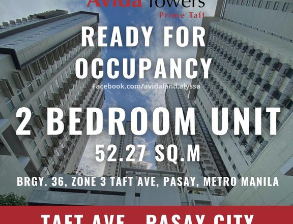 FOR SALE/ RENT to Own Condo unit in Avida Towers Prime Taft Pasay City