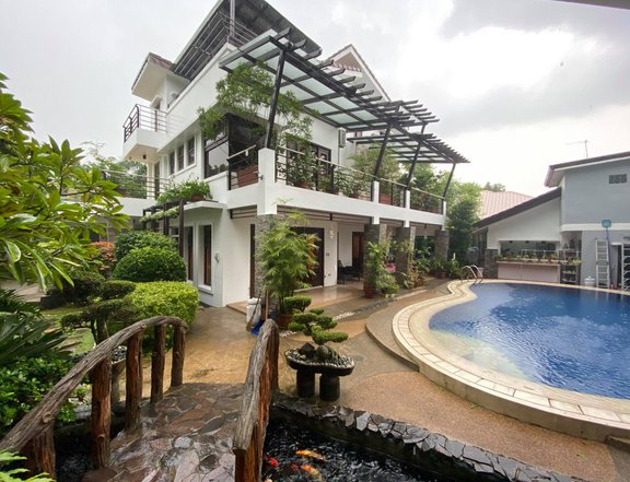 Corner 3-Storey House with Pool For Sale in Pampanga near CLARK