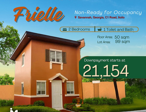 PRESELLING 2BR FRIELLE HOUSE AND LOT FOR SALE IN ILOILO