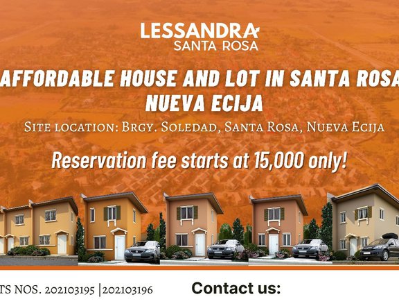 Affordable house and lot in Santa Rosa Nueva Ecija