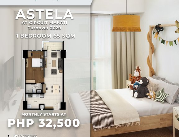 65 sqm | Newest Residential Tower In Circuit Makati - Astela by Alveo