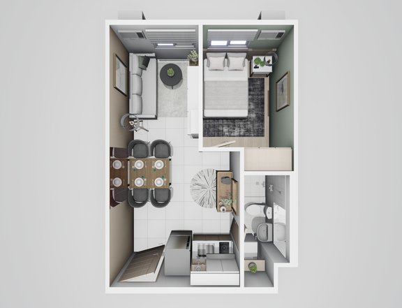 30.36 sqm 2-bedroom Condo For Sale in Tanza Cavite