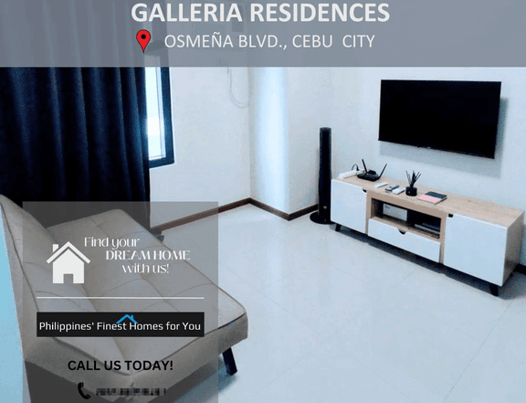 1BR Condo Unit with Parking Slot at Galleria Residences Cebu City for Sale