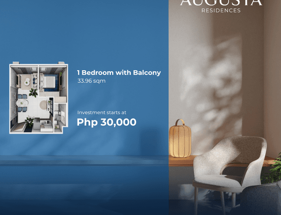 1 Bedroom with Balcony Pre-selling Condominium in Iloilo's Biggest Hub