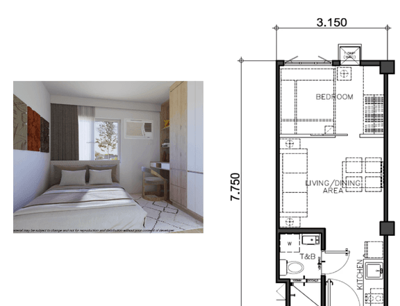 1BR Condo For Sale In SMDC Zeal Residences Cavite