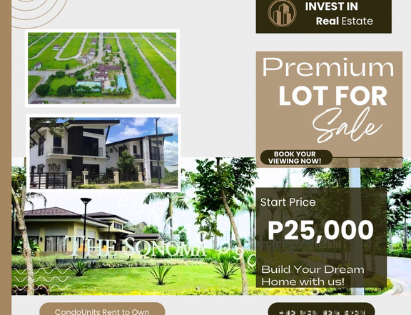 25k/month Rent to Own Lot near Nuvali Laguna!