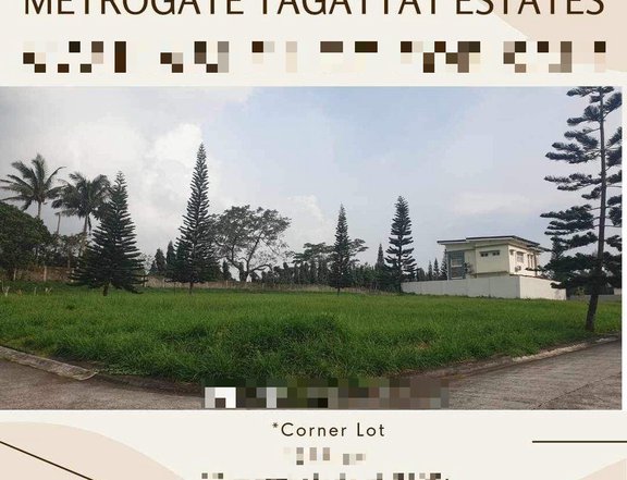 Metrogate Tagaytay Estate Corner Lot  for Sale