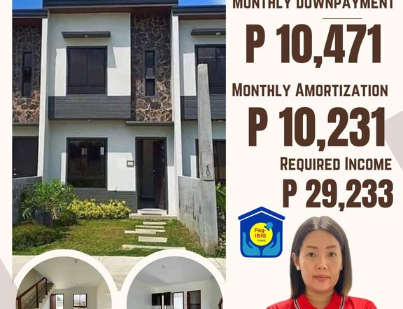 Townhouse for Sale thru pagibig financing