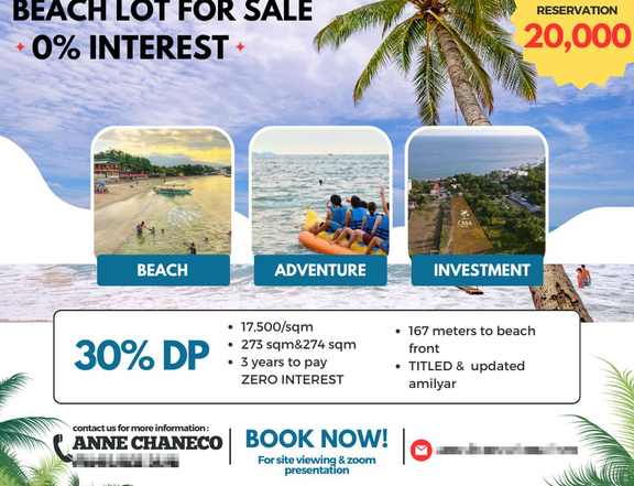Beach Residential Lot Investment in Bataan