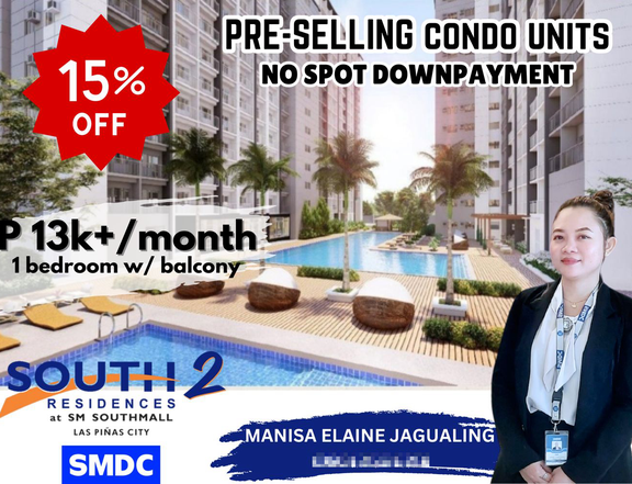 25.13 sqm 1-bedroom Condo For Sale in Las Pinas Metro Manila