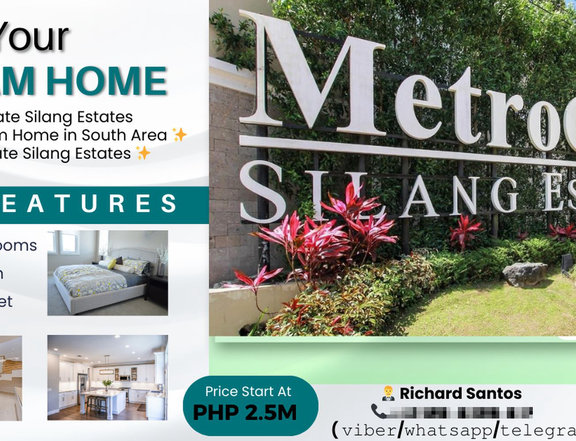 House and Lot in Metrogate Silang in Cavite near Tagaytay