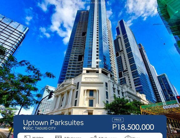 Condo for Sale in BGC Taguig, 2BR 2 Bedroom Condo in Uptown Parksuites