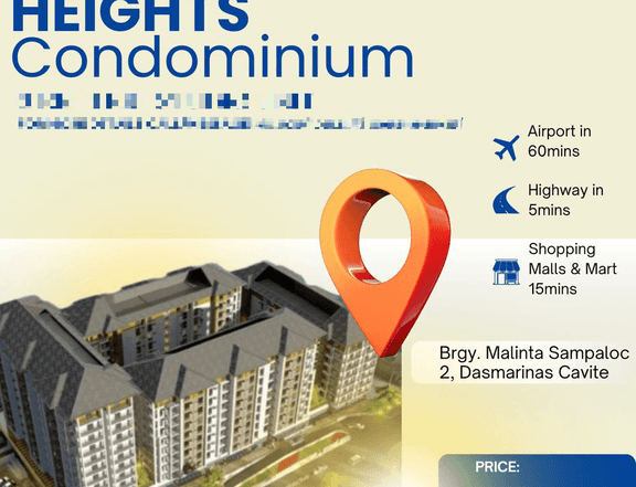 WASHINGTON HEIGHTS CONDO IN DASMARINAS CAVITE