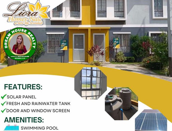 Affordable Townhouse with solar and lowdown payment  in Naic Cavite