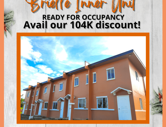 Affordable House and Lot in Batangas City-Brielle Inner Unit