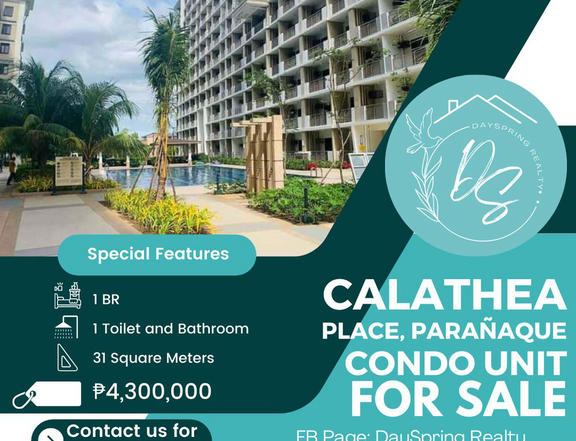 2 Condo Units For Sale in Calathea Place, Paranaque City