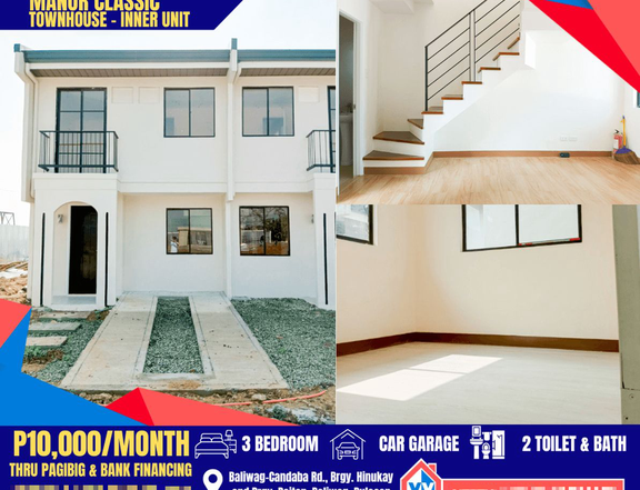 Ready For Occupancy 3-bedroom Townhouse For Sale in Malolos Bulacan