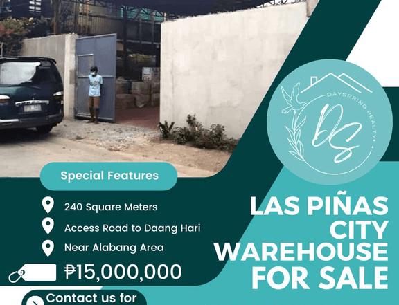 240 sqm Warehouse For Sale in Las Pinas City