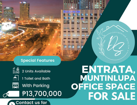 2 Office Space for Sale in Entrata Urban Complex, Alabang