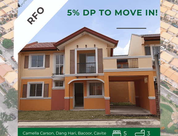 RFO 5BR FOR SALE IN CAMELLA CARSON DAANG HARI BACOOR (NEAR EVIA & MCX)