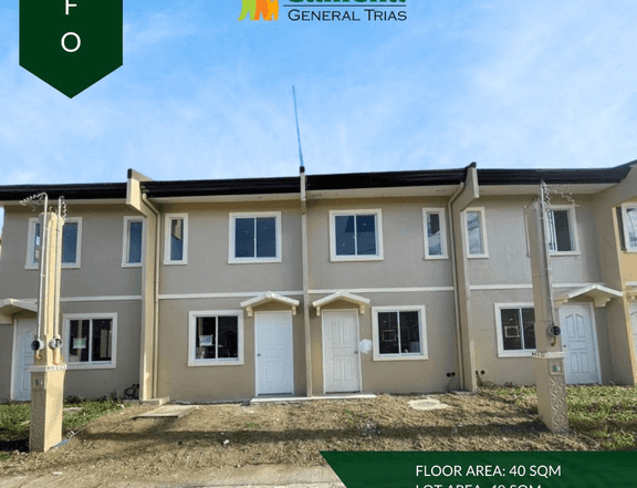 Ready For Occupancy 2-bedroom Townhouse For Sale in General Trias Cavite