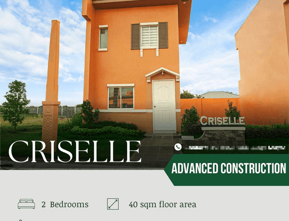 Advanced Construction CRISELLE Unit in Camella Bacolod South