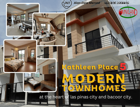 Pre-selling 3-bedroom, 2 Bathroom, Townhouse For Sale in Bacoor Cavite