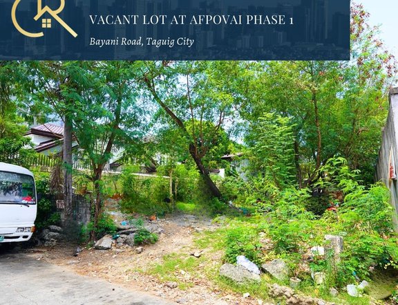 For Sale Residential Lot in AFPOVAI Phase 1, Taguig City