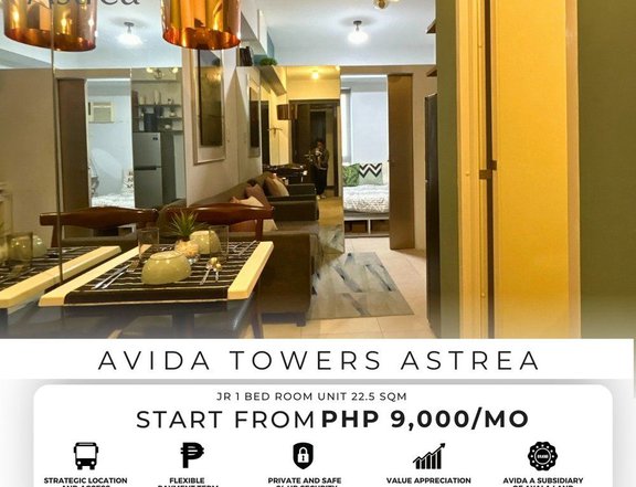 JR 1 BED ROOM 22.5 SQM Promo Sale at Avida Towers Astrea Fairview