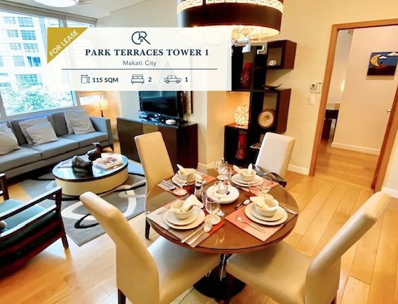 For Lease 2 Bedroom (2BR) | Fully Furnished Condo Unit at Park Terraces Tower 1, Makati City