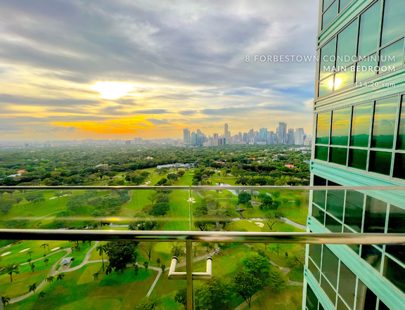 2BR + 1 utility room w/ perfect view of Manila Golf Club | 1 parking