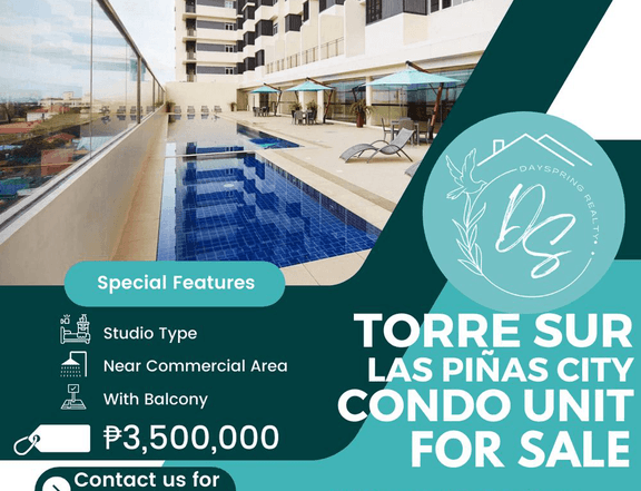 Condo Unit For Sale in Torre Sur, Las Pinas City