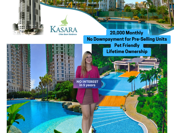 5% DP MOVE IN AGAD/ DISCOUNTS UP TO 500,000 Kasara Urban Resort Residences in Brgy. Ugong Pasig City