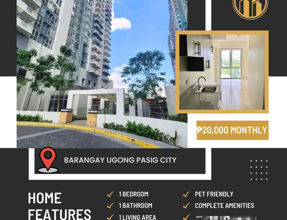 1 BEDROOM READY FOR OCCUPANCY|NEAR ARCOVIA|BGC|PET FRIENDLY|COMPLETE AMENITIES|ALONG C5-RD