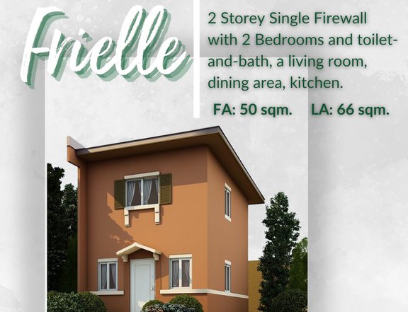 Frielle|2-Bedroom Single Firewall House Available in Sorsogon City
