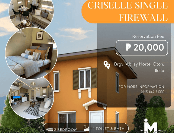 2-bedroom Criselle Single Detached House For Sale in Iloilo City