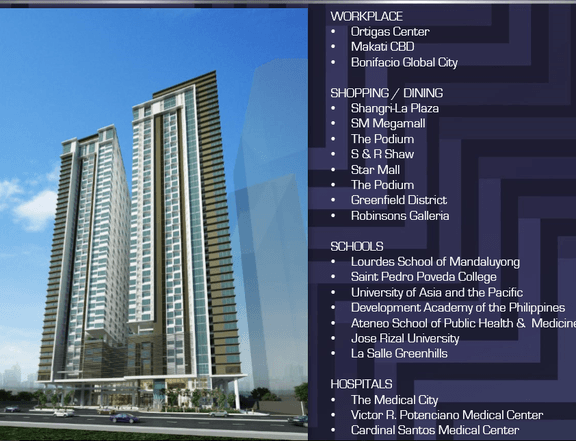 STUDIO 1BR 2BR Condo for SALE in The Paddinton Place Mandaluyong!