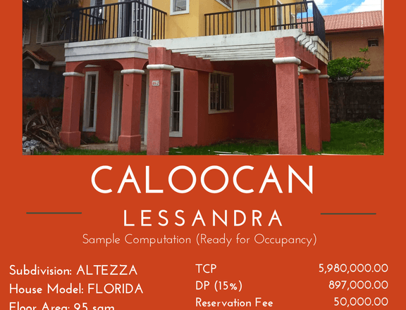 READY FOR OCCUPANCY IN CALOOCAN AND VALENZUELA