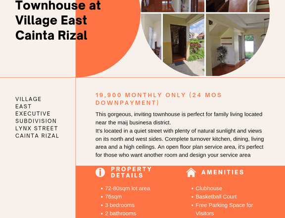 Easy to own Pre selling townhouses im Cainta