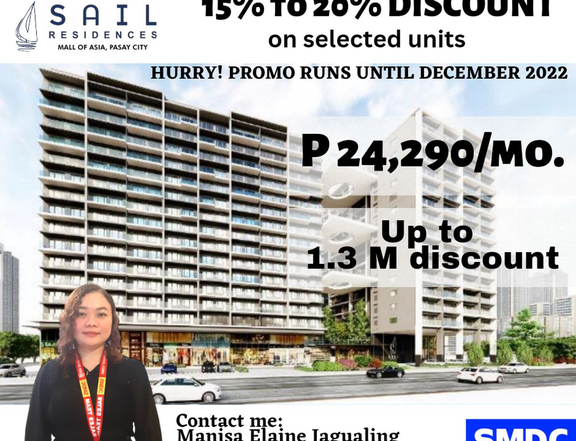 32.00 sqm 1-bedroom Condo For Sale in Pasay Metro Manila