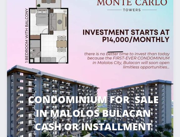 33.99 sqm 1-bedroom Condo For Sale in Malolos Bulacan