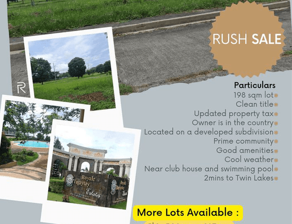 198 sqm Residential Lot For Sale in Alfonso Cavite