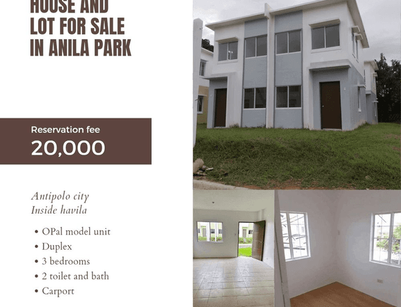 3 bedrooms duplex house for sale in antipolo rizal