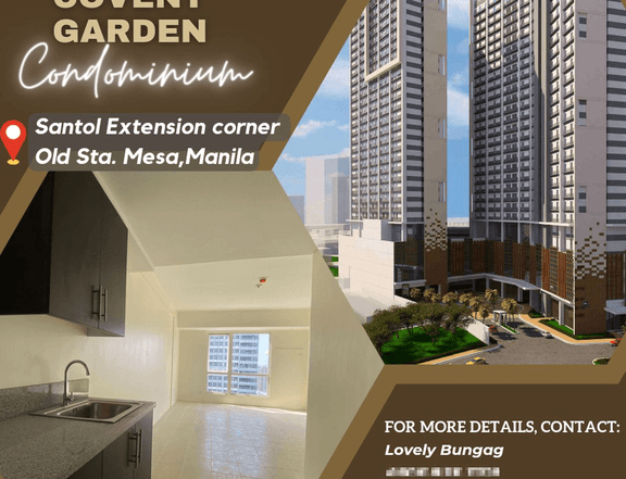 Near U-Belt/LRT/PUP - 25K/MONTH 48sqm 2BR Unit RFO!