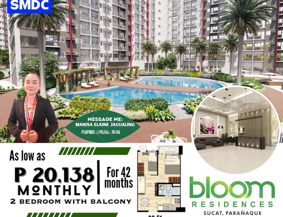 32.71 sqm 2-bedroom Condo For Sale in Paranaque Metro Manila